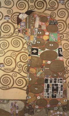 Gustav Klimt Fulfilment,pattern for the Stoclet Frieze,around (mk20) oil painting image